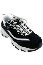 Zapatillas deportivas para mujer Skechers D'Lites Fan Girl negras/blancas