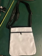 Bolso de mano para mujer de moda hecho a mano en Estados Unidos - gamuza blanca