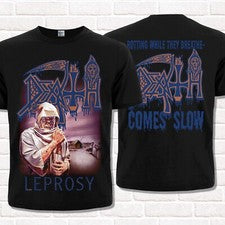 Camiseta Death "Lepra" (1988). Technical Progressive Florida Death Metal.