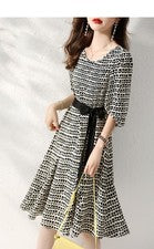 Cinturón de vestir adelgazante temperamento colección cintura vestido estampado para mujer