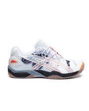 Asics x LTTT Gel-Resolution 5 Blanco/Rojo Talla 6-12 Totalmente Nuevo