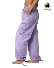 Pantalones boho de algodón. Pantalones estilo hippie.