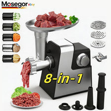 Cortador de verduras máquina de salchichas 8 en 1 robot de cocina eléctrico rallador de patatas