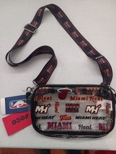 NBA Miami Heat Bolso de Mano 9"x4" Cartera Hombro Moda Mujeres Damas Fanático de los Deportes