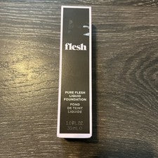Base líquida FLESH Pure Flesh 02 leche cálida melocotón piel limpia nueva en caja 1,0 oz 30 ml