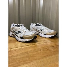 Saucony Ride Millennium Blanco/Dorado/Negro Para Hombre Talla 10 ¡Nuevo!