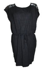 DAMENKLEID KLEID SOMMERKLEID SOAKED LUXURY SCHWARZ AIDA Gr. L 40 NEU