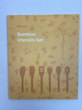 Riveira Utensilios Bambú 6 Piezas Set de Cocina Halloween