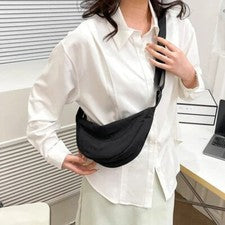 Bolso Bandolera Media Luna Hobo Bandolera Bolso de Hombro Cartera Informal Bolso para Albóndigas Moda