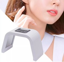 Máscara facial LED terapia de luz-7 colores lámpara de luz de terapia LED herramienta facial para el cuidado de la piel