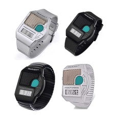Reloj de pulsera parlante Big Button reloj para ciegos despertador reloj para personas mayores anuncio hora S