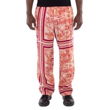 Pantalones holgados Aries para hombre multicolor Toile De Jouy, cintura talla 28"
