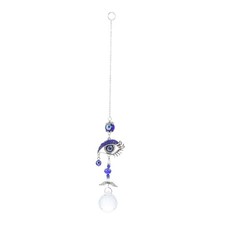 Colgante de ojo creativo colgante de pared decoración hogar cristal colgante