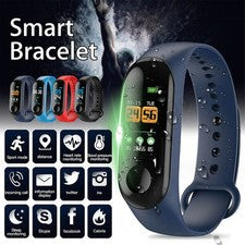 Pulsera inteligente Bluetooth Estilo Fitbit Monitor de ritmo cardíaco Reloj...