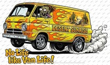Camiseta Dodge A 100 Van Roth 1964-70 estilo Street Machine Gasser Monster Weirdo