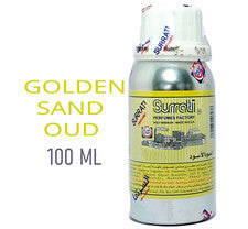 Aceite de perfume concentrado Golden Sand Oud Surrati, envasado de 100 ml, aceite Attar.