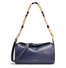 $348. Bolso Bandolera Donna Karan New York Para Mujer Crinolina Azul Noche Oscuro