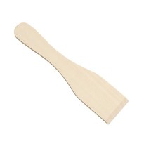 10 Piezas Mini Volteador de Sartenes de Madera Raspador de Sartenes Plano Ergonómico para Cocina