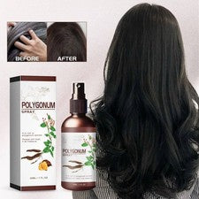 Polygonum Multiflorum Spray Hidrata Cabello Suaviza Brilla Espesa Cuidado del Cabello