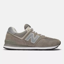 Zapatilla deportiva New Balance 574 Core para hombre gris/blanco 5 ¡Nueva!