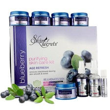 Kit facial Skin Secrets Blueberry 8 pasos para pieles más jóvenes 410 g
