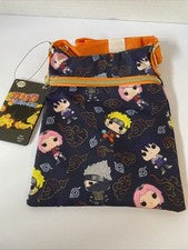 Bolso de pasaporte Naruto Shippuden Team 7 estampado completo nuevo