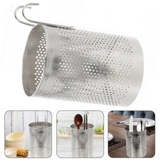 Soporte de secado escurridor con ganchos utensilios grandes de acero inoxidable