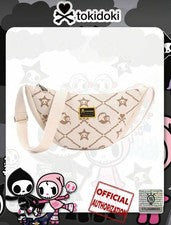 Tokidoki Adios & Ciao Ciao Kawaii y2k Bandolera Bolso de Mano Unisex- BEIGE/TOSTADO