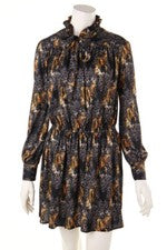 RICHMOND DENIM dress Print Ruffles D 42 multicolor NEW