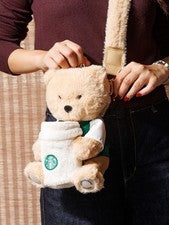 Bolso Bandolera Starbucks Bearista Oso de Peluche ¡Edición Limitada!