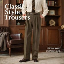 Boutique Moda Rayas Hombres Vestido Pantalón Informal Negocios Oficina Informal Traje Pantalones