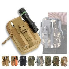 Bolsa militar Molle cinturón táctico bolsa de cintura deportes al aire libre impermeables bolsas para teléfono