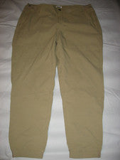 Pantalones de Senderismo Para Hombres Tostados L L BEAN Cintura Elástica Elastizados Nylon XL 38 x 29