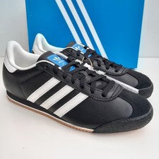 Nuevo en caja Adidas originales KICK K 74 blanco y negro Reino Unido 9 ig8951
