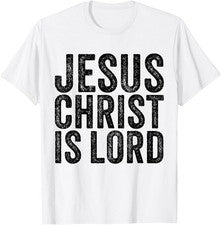 Camiseta Jesucristo Es Señor Fe Cristiana Creyente Religión