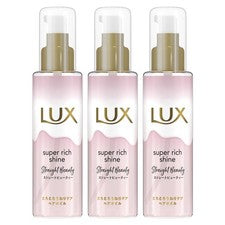 Aceite capilar LUX Super Rich Shine Straight Beauty cuidado suave y rizado 75 g x 3 piezas