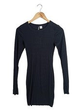 Vestido H&M manga larga negro talla 36