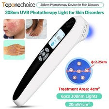 6 diodos 308nm UVB dispositivo de terapia de luz cuidado de la piel fototerapia tratamiento de la piel
