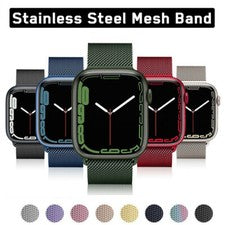 Correa de malla milanesa para Apple Watch 11 10 9 8 7 6 SE 40/44/41/45/42/46/49 mm