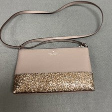 Bolso Bandolera Kate Spade New York Greta Court Brillo - Gris Lavanda