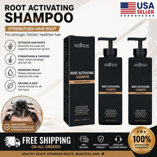 2*Champús activadores de raíces Champú antipérdida para el crecimiento del cabello, cuidado del cabello 100 ml