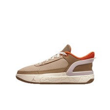 Tenis Jordan Big Kids Day One fáciles de poner - madera oscura a la deriva/ratán/cáñamo/naranja