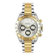 Reloj Sekonda 30254 Hombre Circuito Dos Tonos Cronógrafo y Fecha