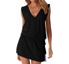 Vestido de playa Hount de moda para mujer traje de baño cubierta L nuevo (0416-14)