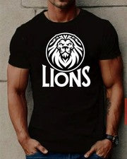 Camisetas gráficas para hombre entrenamiento moda culturismo entrenamiento muscular hombre león
