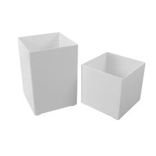 Contenedor con soporte para palillos de cocina de 2 piezas, 5,12" y 3,54" de alto, soporte para utensilios para