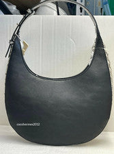 Bolso de hombro hobo redondo de cuero sintético ALFANI circular para mujer nuevo