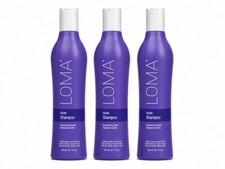 Paquete de 3 champúes violeta LOMA 12 fl oz / 355 ml cuidado del color sin sulfato