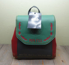 Mochila Star Wars Danielle Nicole Disney Boba Fett bordada nueva con etiquetas