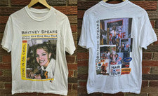 Camiseta Britney Spears S-5XL Camiseta Blanca Manga Corta 2 Lados EG816